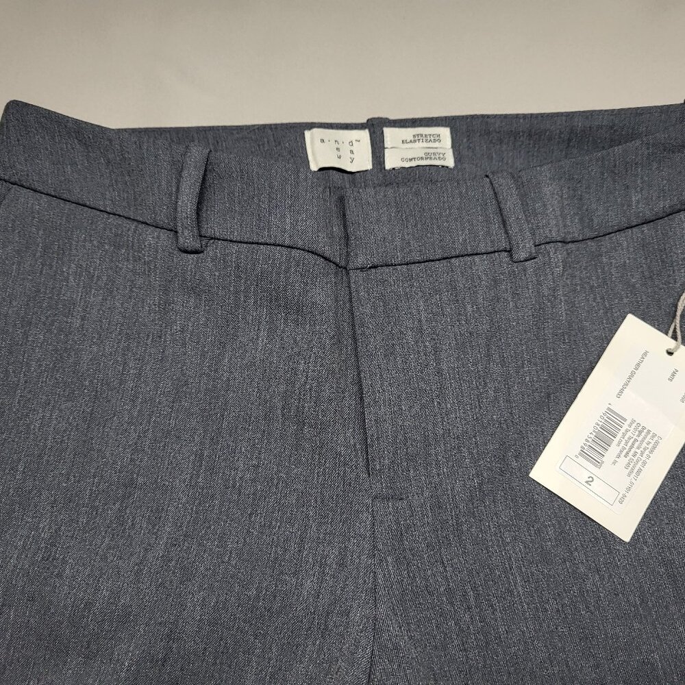 A New Day Women's Dress Pants Stretch & Curvy Fit Size 2 NWT